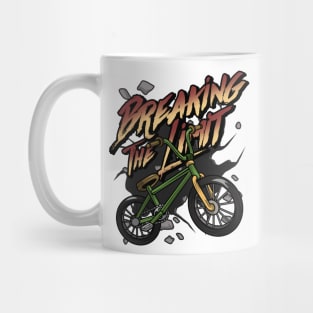 Mountain bike in Forest with Stones Mug